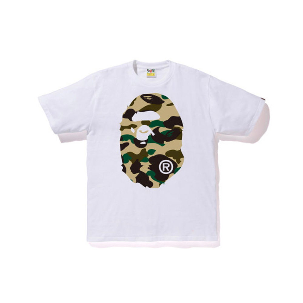 A BATHING APE 1st Camo Big Ape Head Tee T